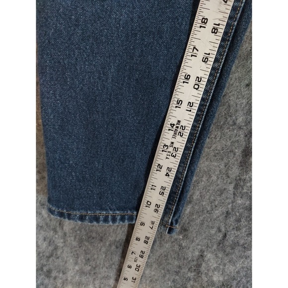 Levis Jeans Women 12 Short Blue Vtg Tapered Hi Rise Relaxed Fit baggy Medium Wsh - Picture 4 of 9